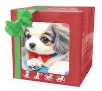 Cachorro Robot Realista, Juguete Robot AI Interactivo, Camina, Ladra y Mueve la Cola, Mascota Recargable para Apoyo Emocional, Juego de rol & Compañero Sin Desorden B