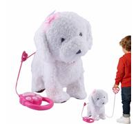 Cachorro robot realista, peluche interactivo que camina con música - Perros de juguete realistas que caminan y ladran | para jugar, aprender, compañía, , interior exterior, decoración casa