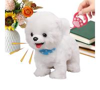 Cachorro robótico - Animales de peluche robot 24x15x28cm | Robótica que parece jugar cachorro mascotas para niños niñas, juguete interactivo para perro de peluche hablando con sonidos, c