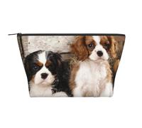 Cachorros Cavalier King Charles Spaniel Pequeños, Bolsa de artículos de tocador Bolsa de Maquillaje Bolsa de cosméticos Bolsa de artículos de tocador de Viaje portátil