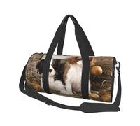 Cachorros Cavalier King Charles Spaniel Pequeños, Bolsa de Viaje de Gran Capacidad, Bolso Redondo, Bolsa de Viaje Deportiva, Bolsa de Mano, Bolsa de Fitness