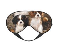 Cachorros Cavalier King Charles Spaniel Pequeños, Cubreojos completos Antifaz bloqueador de luz Antifaz para dormir Antifaz suave con los ojos vendados Noche
