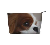 Cachorros de Cavalier King Charles Spaniel,Neceser de Pana, Neceser de Maquillaje portátil, Neceser de Viaje