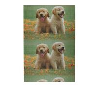 Cachorros de Labrador Retriever Amarillos, Rompecabezas de 1000 Piezas, Rompecabezas de Madera para Toda la Familia, decoración de Pared para Adultos y Adolescentes.