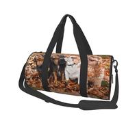 Cachorros de otoño Cavalier King Charles Spaniel, Bolsa de Viaje de Gran Capacidad, Bolso Redondo, Bolsa de Viaje Deportiva, Bolsa de Mano, Bolsa de Fitness
