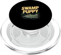 Cachorros de pantano de cocodrilo con temática de pantano de Everglades PopSockets PopGrip para MagSafe