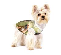 Cachorros de Perro Boxer, Mascotas y Perros de Familia,Camiseta de algodón sin Mangas para Mascotas, Chaleco Transpirable, Suave y elástico para Cachorros,S