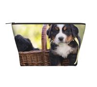 Cachorros de Perro de montaña de Berna, Bolsa de artículos de tocador Bolsa de Maquillaje Bolsa de cosméticos Bolsa de artículos de tocador de Viaje portátil