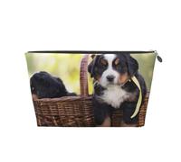 Cachorros de Perro de montaña de Berna, Bolsa de artículos de tocador Bolsa de Maquillaje Bolsa de cosméticos Bolsa de artículos de tocador de Viaje portátil