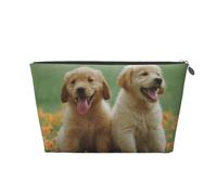 Cachorros Labrador Retriever Amarillo, Bolsa de artículos de tocador Bolsa de Maquillaje Bolsa de cosméticos Bolsa de artículos de tocador de Viaje portátil