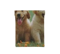 Cachorros Labrador Retriever Amarillo, Squeeze Top Wallet Bolsa de Almacenamiento para Mujer Monedero pequeño Bolsa de Cambio