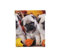 Cachorros Pug, Squeeze Top Wallet Bolsa de Almacenamiento para Mujer Monedero pequeño Bolsa de Cambio