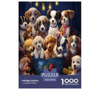 Cachorros Puzzles Imposible,desafío for Adults Juego EduGatoivo 1000 Piezas Obra De Arte De Juego De para Adultos Y Niños A Partir De 12 Años 70x50cm/1000pcs