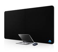 Cacoy 1600x800 mm Alfombrilla de Ratón de Gran, Mouse Pad Gaming XXXL para Precisión y Velocidad en Juegos, Antideslizante Alfombrilla de Escritorio, Grande Alfombrilla Escritorio Multifuncional,Negro