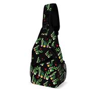 Cacti Cactus Love Sling Bag Crossbody Mochila Travel Chest Daypack