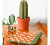 Cactichess - Roll Up Cactus Chess Set, Cactus Chess Set, Unrolling Cactu Board, 3D Printed Ches Chesses Boards, Pieces All Store Inside of The Pot for Plant Lovers Family and Couple Gatherings