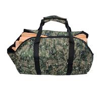 CACTIYE Bolsa de lona para leña para chimenea, color amarillo (camuflaje)