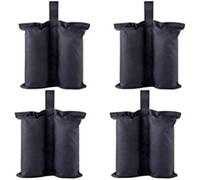 CACTIYE Bolsas de lastre para Tienda emergente - Bolsas de Arena para Patas de Refugio Solar instantánea (Grand-4, Negro)