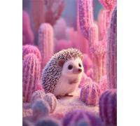Cactus 3000 Piece Jigsaw Puzzles for Adults, Colourful, Challenging & Brainteasing Adult Puzzles 3000 Pieces Hedgehog, Fun jigsaws for The Whole Family 48x32 Inch