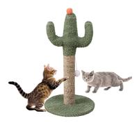 Cactus - Árbol de gato lindo rascador - con tela de forro polar de gato - Este gato cactus es perfecto para gatos de cualquier tamaño y raza, gatito natural vertical - poste rascador
