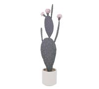 Cactus artificial en maceta de 118 x 22 cm, planta artificial de cactus con piedra y flor rosa y frutas, cactus decorativos del desierto, plantas suculentas de plástico para oficina, salón, decoración