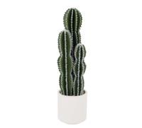 Cactus Artificial en Maceta de 84 x 22 cm, Planta Artificial de Cactus con Piedra, Cactus Decorativos del Desierto, Plantas suculentas de plástico para Oficina, salón, decoración del hogar