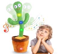 Cactus Bailarin Juguete Bebe Parlanchin Que Baila Y Repite Lo Que Dices Funny Dancing Talking Cactus Bailando Peluche Adecuado para Niño Niña Bebé Juguetes NavideñOs De Cumpleaños con 120 Canciones