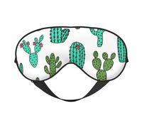 Cactus Cactus Diseño De Cactus, Cubreojos completos Antifaz bloqueador de luz Antifaz para dormir Antifaz suave con los ojos vendados Noche
