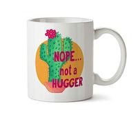 Cactus Cactus No Soy Un Abrazador Desierto Introvertido Tazas Con Asa Taza Cerámica Taza De Café Para Leche Oficina Zumo 330Ml