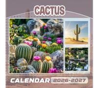 Cactus Calendar 2026-2027: 18 Months of The Animal from Sep 2026 to Dec 2027,Square 8.5 x 8.5 Inches Gift For Organizing & Planning