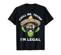 Cactus Cinco de Mayo Relájate soy legal Funny Kid Cinco de Mayo Camiseta