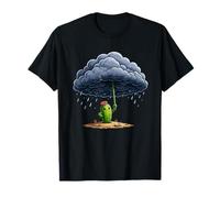 Cactus del Desierto caprichoso bajo Nube de Lluvia Camiseta
