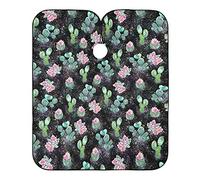 Cactus Flor De Cactus Barberos Delantal Ligera Barbero Capas Ajustable Capas De Corte Peluqueria Para Peluquero Niños Peluquería 140X168Cm