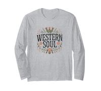 Cactus Floral Western Soul Boho Cowgirl Manga Larga