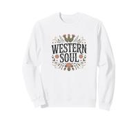 Cactus Floral Western Soul Boho Cowgirl Sudadera