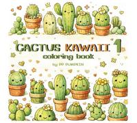 Cactus Friend Vol.1: Coloring Book Bold and Easy for Kids and Adults, Comfy and Cozy