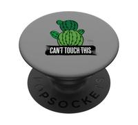 Cactus Hugger no Puede Tocar Este sarcástico PopSockets PopGrip Adhesivo