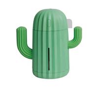 Cactus Humidifier/USB Air Purifier/Car Atomization Fairy Bullet Humidifier Suitable for Home Office Bedroom Living Room Study Yoga Spa, Green