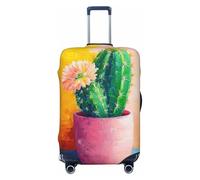 Cactus in A Pink Pot - Fundas elásticas para equipaje de viaje, a prueba de polvo, resistente a los arañazos, protector de maleta de 22 a 24 pulgadas