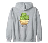 Cactus Jardinero Gato Plantas de recolección de Cactus Sudadera con Capucha