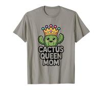 Cactus Queen Mom Divertido Día de la Madre Humor Camiseta