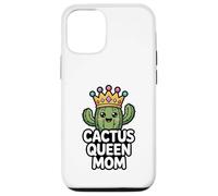 Cactus Queen Mom Divertido Día de la Madre Humor Carcasa para iPhone 12/12 Pro