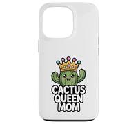 Cactus Queen Mom Divertido Día de la Madre Humor Carcasa para iPhone 13 Pro