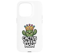 Cactus Queen Mom Divertido Día de la Madre Humor Carcasa para iPhone 15 Pro