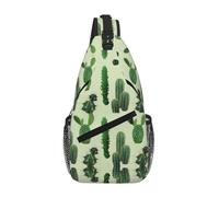 Cactus - Riñonera cruzada para el hombro, correa para el hombro, cintura para hombres y mujeres