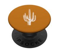 Cactus Saguaro Minimalista del Desierto PopSockets PopGrip Adhesivo
