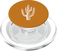 Cactus Saguaro Minimalista del Desierto PopSockets PopGrip para MagSafe