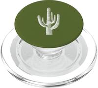 Cactus Saguaro Southwest Flora Naturaleza - Verde PopSockets PopGrip para MagSafe