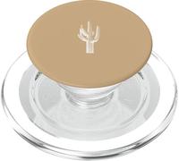 Cactus Saguaro Southwest Flora Nature - Beige y marrón PopSockets PopGrip para MagSafe