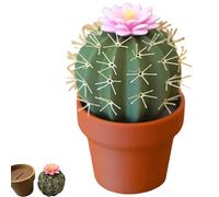 Cactus Salt and Pepper Shaker, Spikey Spices - Juego de molinillos de sal y pimienta impresos en 3D, mini agitadores de especias de cocina reutilizables (1)